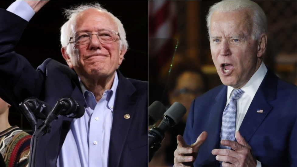 Sanders y Biden