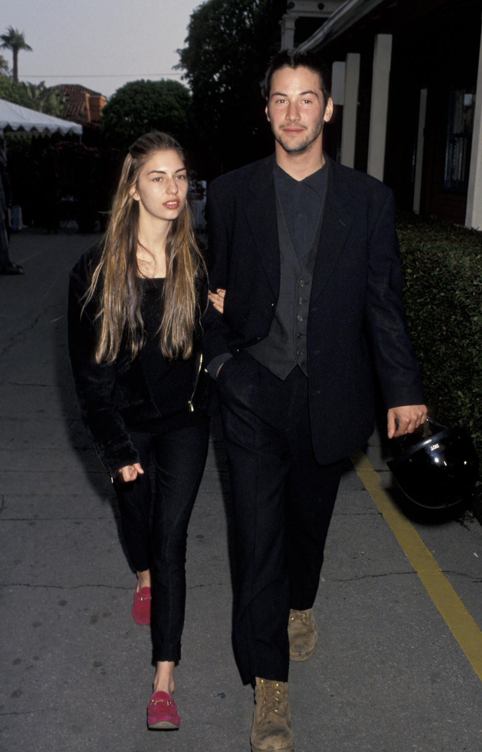 Sofia Coppola and Reeves attend the&nbsp;7th Annual IFP/West Independent Spirit Awards at the Raleigh Studios in Hollywood.