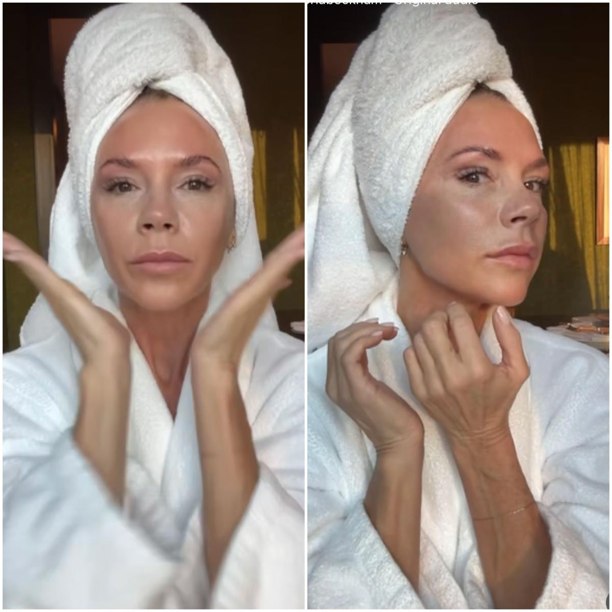 Victoria Beckham Wore 'No Makeup' to Show Off Her Two-Step Morning Skin  Care Routine