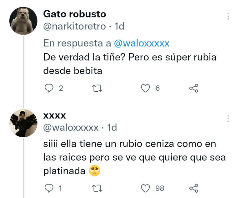 Las reacciones en Twitter fueron diversas, desde personas que coincidieron con la acusación y otras que defendieron a la modelo