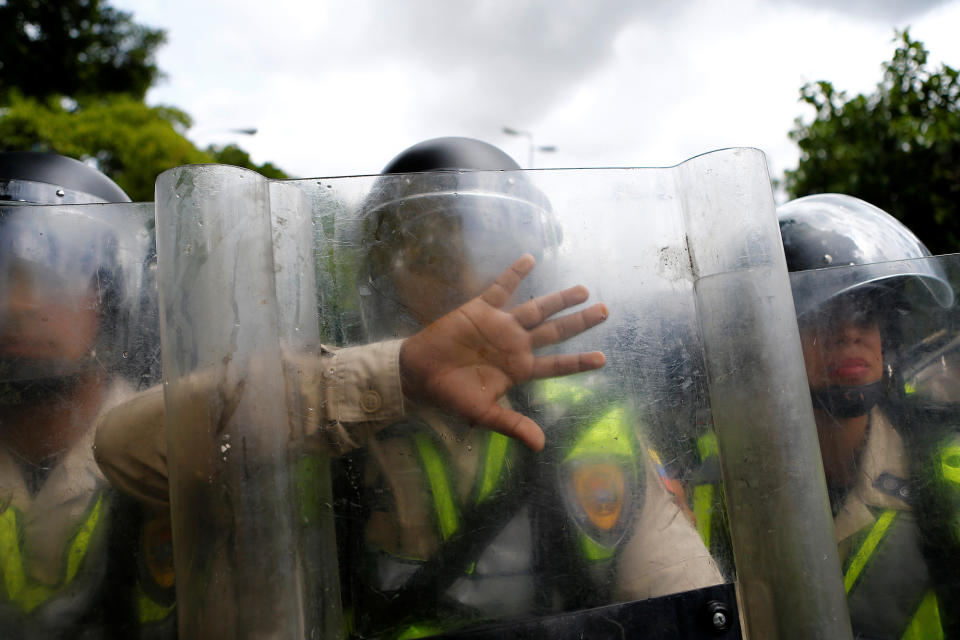 Anti-Maduro protests in Caracas, Venezuela