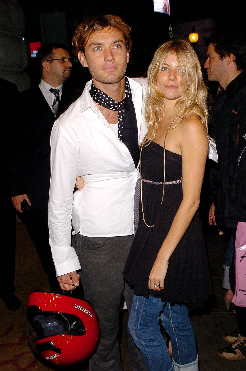 Sienna Miller and Jude Law