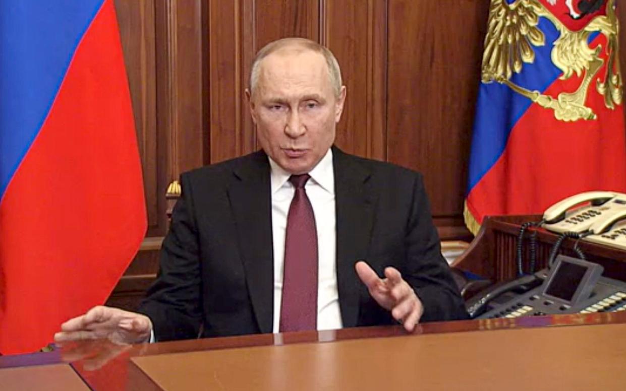 Vladimir Putin confirmed he will stand in the election on Friday at a medals ceremony in the Kremlin for soldiers
