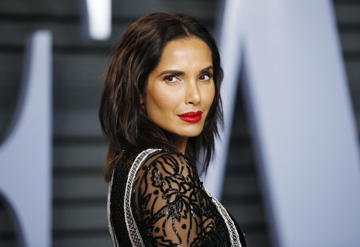 2018 Vanity Fair Oscar Party – Arrivals – Beverly Hills, California, U.S., 04/03/2018 – Actress Padma Lakshmi.    REUTERS/Danny Moloshok