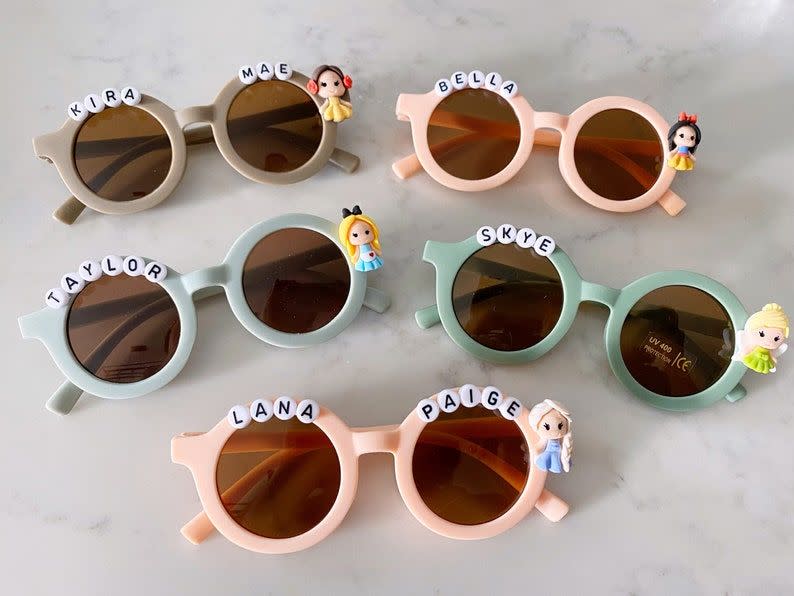 13) Personalized Sunglasses for Kids