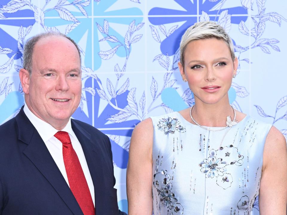 Prince Albert and Princess Charlene at the 73rd Monaco Red Cross Ball Gala.