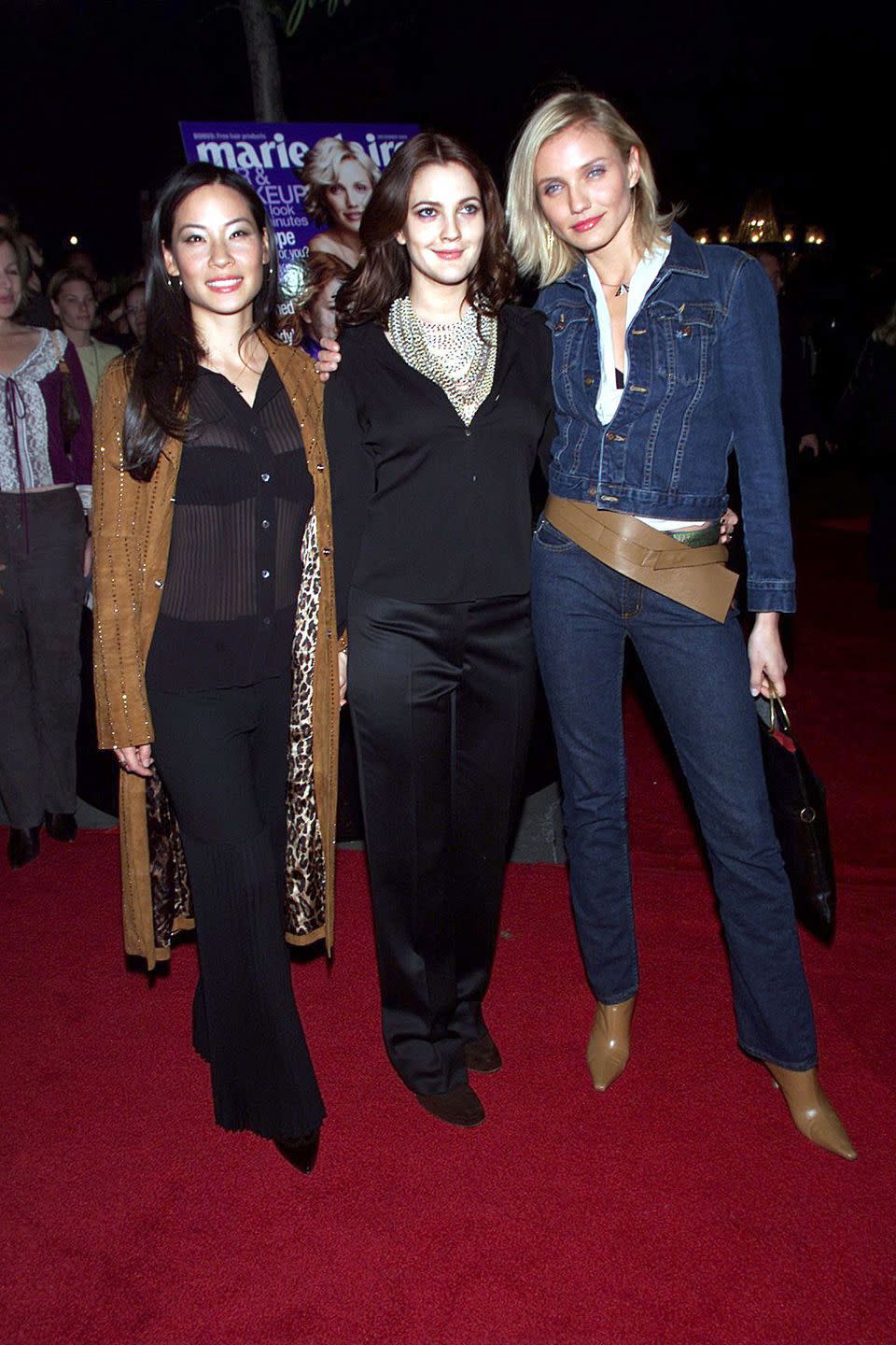 <p>Almost comically pointy boots (like Cameron Diaz's at a <em>Charlie's Angels</em> premiere) were really the cornerstone of shoe trends in the Noughties, and no other accessory went better with them than an oversize belt in the same colour. </p>