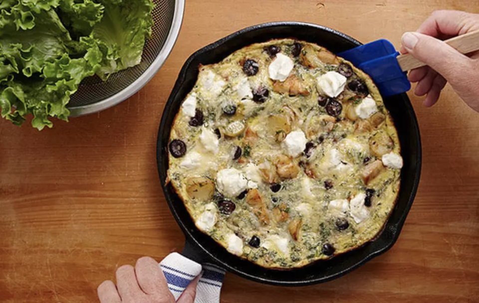 Chicken Frittata with Kalamata Olives