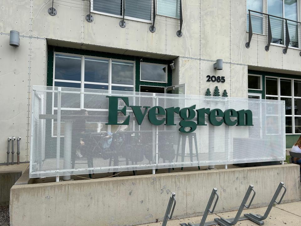 Evergreen cafe in on Pine Street in downtown Redding.