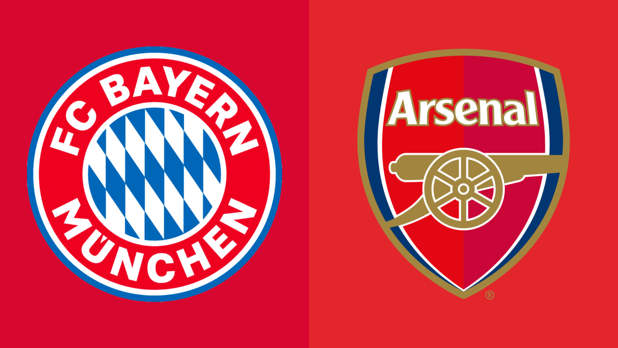 Bayern Munich v Arsenal fixture graphic