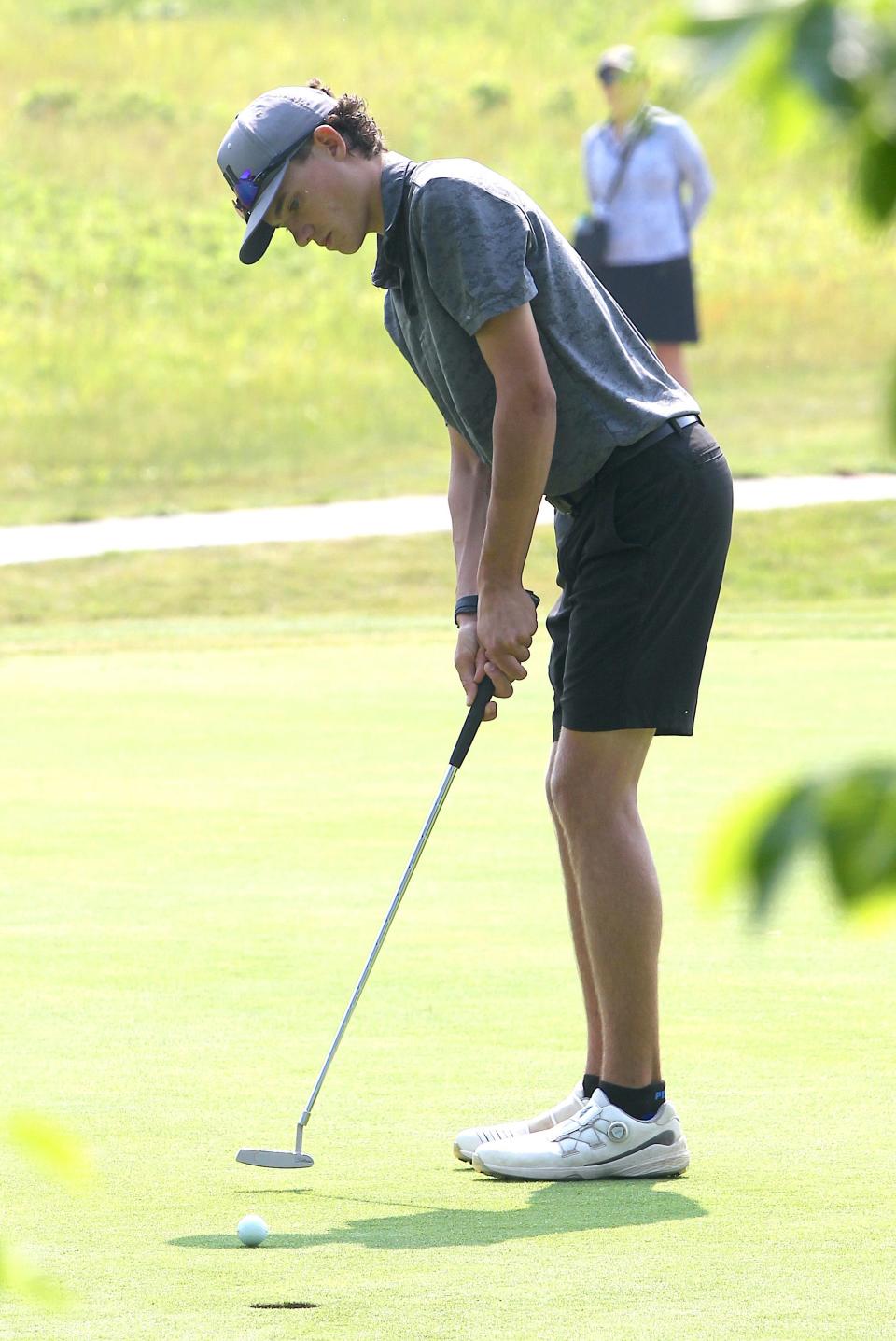 Indiana high school golfer Happy Gilmore — yes that’s his name — has