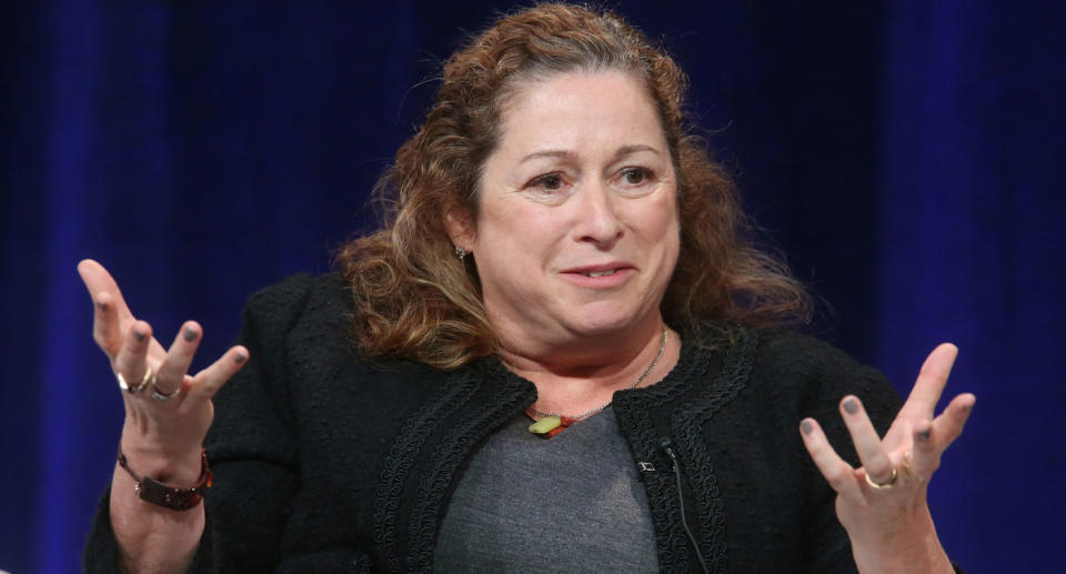Photo of Abigail Disney who called out Walt Disney Co. CEO Bob Iger for his annual $66 million salary. 