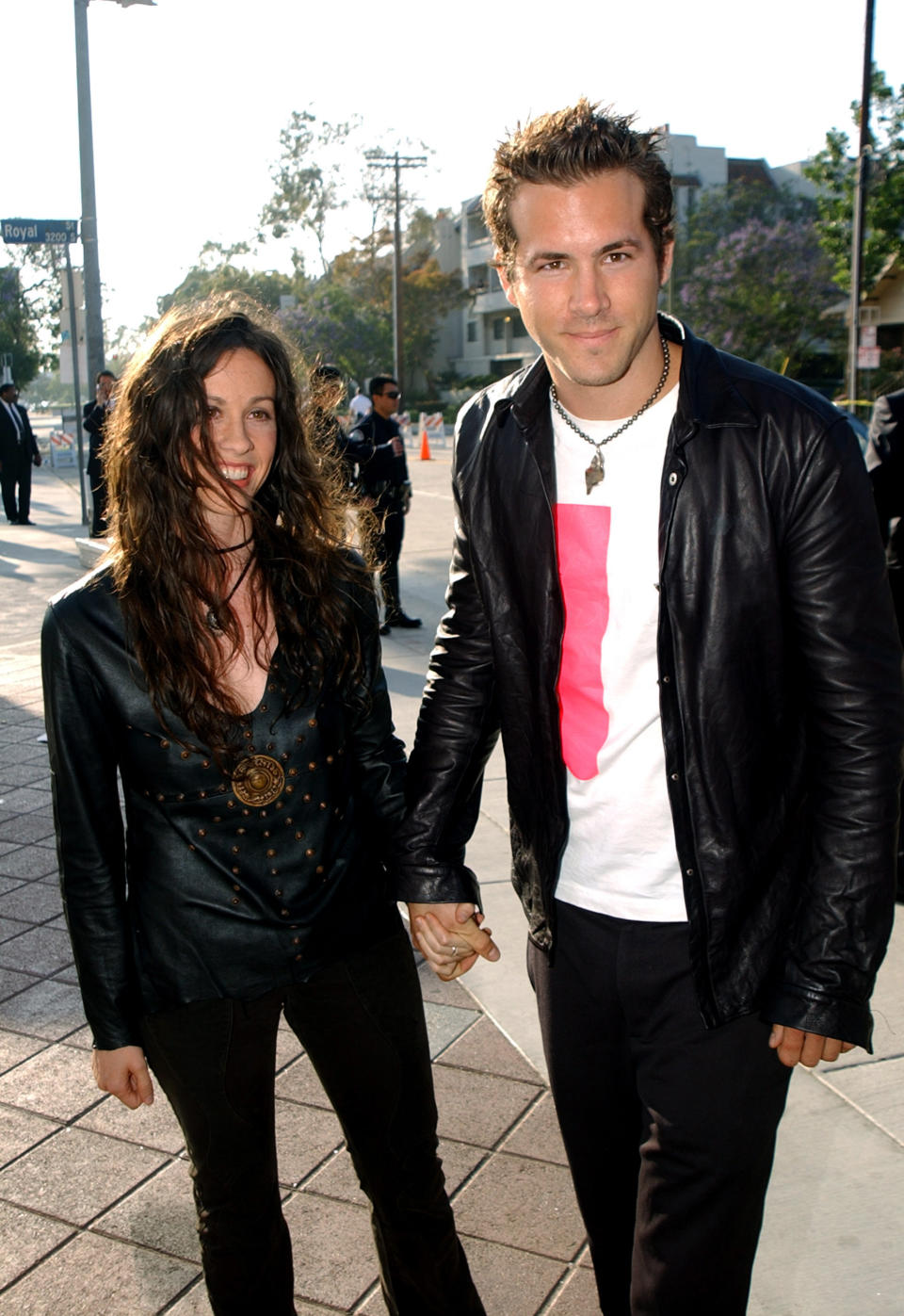 Alanis Morissette and Ryan Reynolds