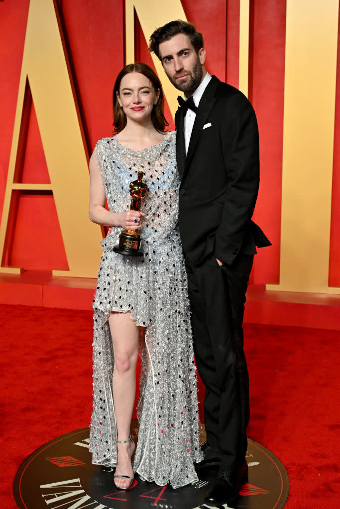 Emma Stone and Dave McCary