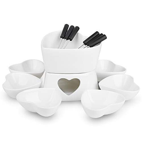 10) Zen Kitchen Fondue Pot Set