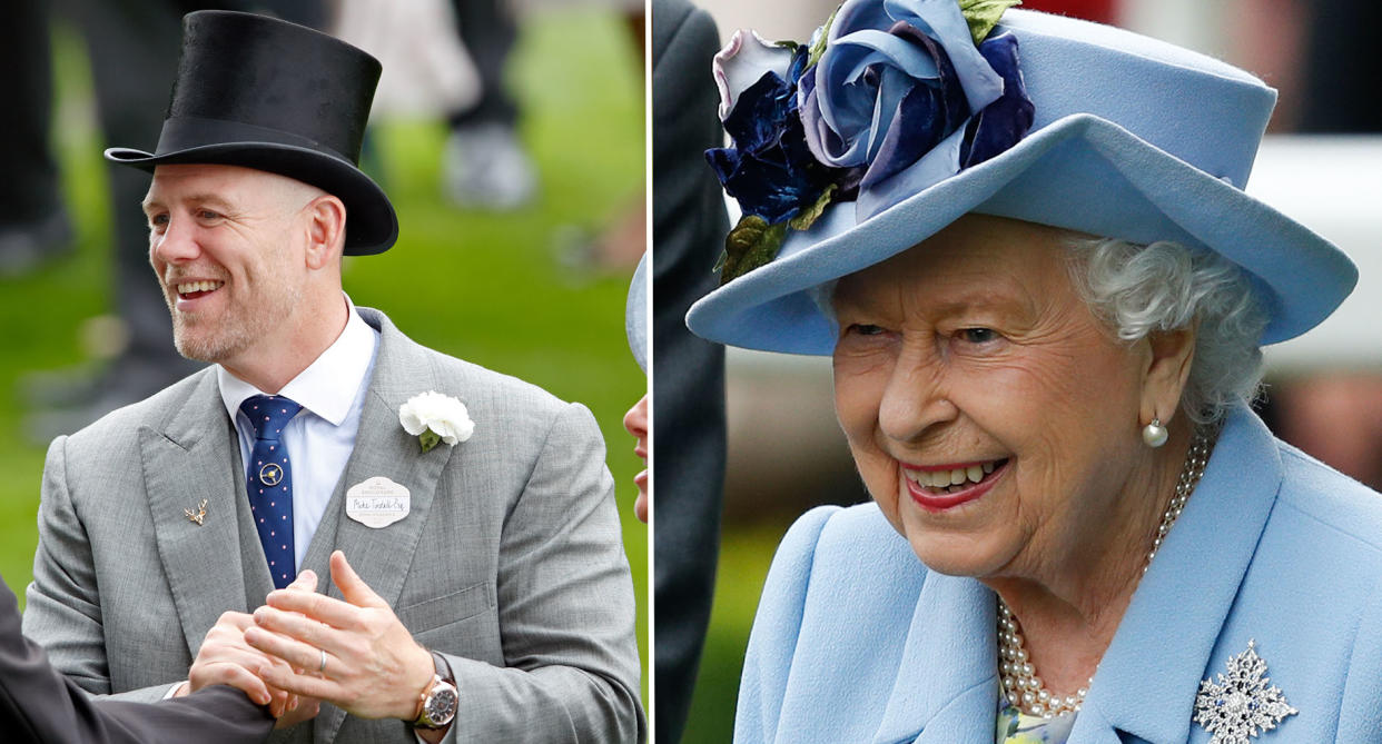 Mike Tindall and the Queen at Royal Ascot. [Photos: Getty]