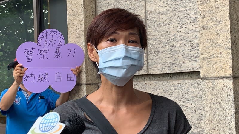 音樂女老師詹慧玲於2021年間遭中壢員警壓制逮捕案。桃園地方法院今天公布判決結果。（中央社檔案照）