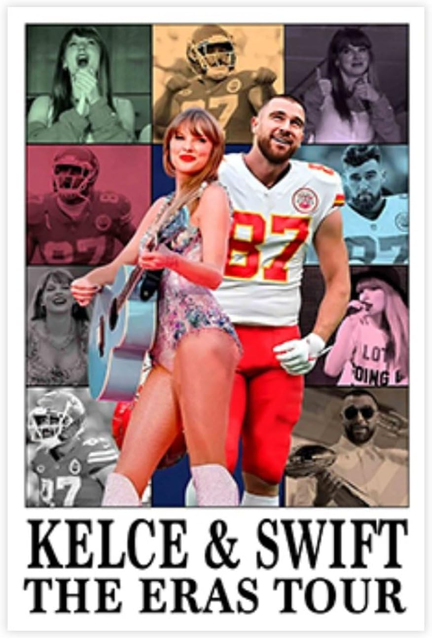 CNMLGB Travis Poster Kelce 2 Canvas Poster Wall Art Print