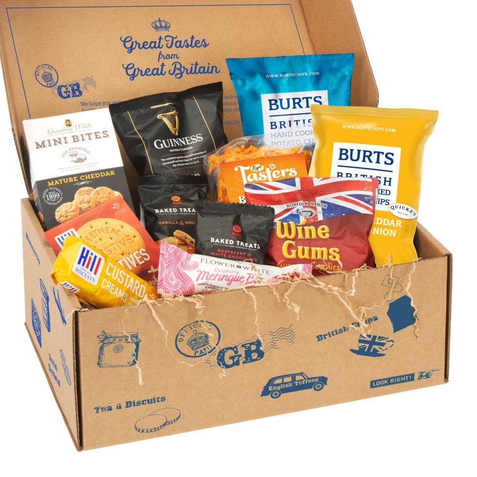 British Afternoon Tea Food Gift Box