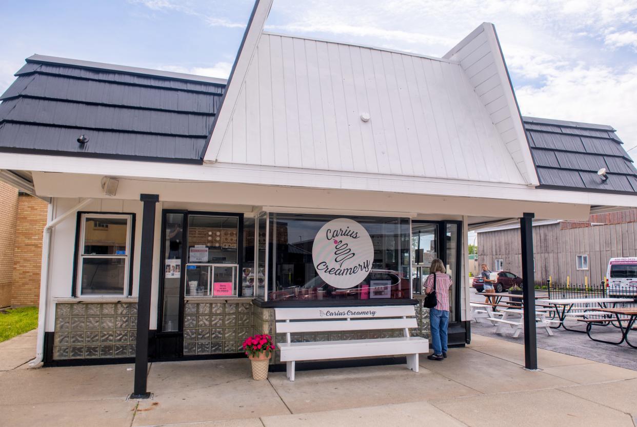 Carius Creamery has opened in the former Dairy Queen at 214 S. Main Street in Morton.