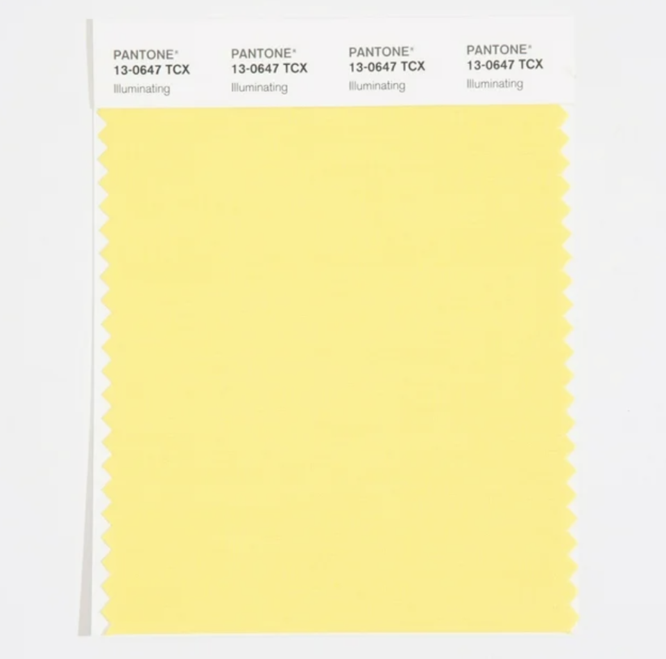 pantone 2021 color of the year yellow