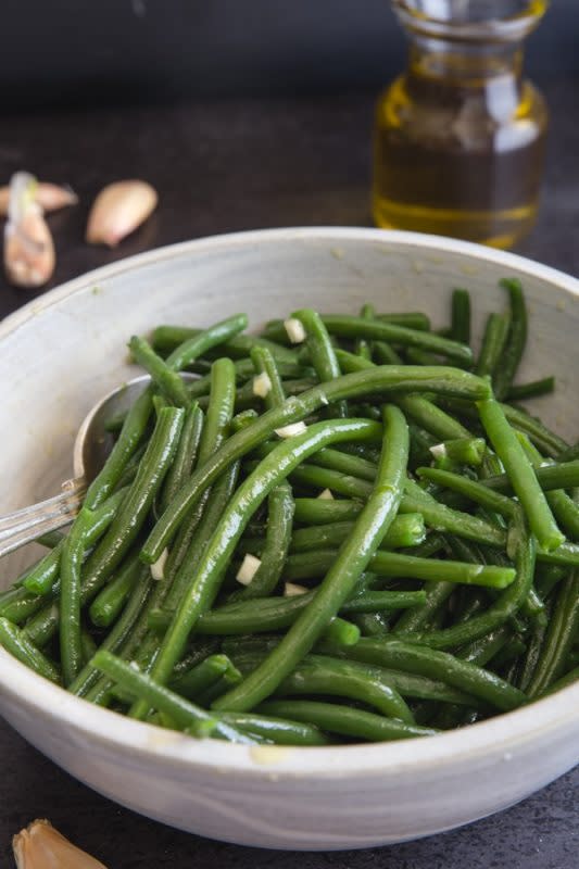 <p>Courtesy of anitalianinmykitchen.com</p><p>This recipe is very simple, with a hint of garlic and optional balsamic vinegar.</p><p><strong>Get the recipe: <a href="https://anitalianinmykitchen.com/italian-green-bean-toss/" rel="nofollow noopener" target="_blank" data-ylk="slk:Italian Green Beans;elm:context_link;itc:0;sec:content-canvas" class="link rapid-noclick-resp">Italian Green Beans</a></strong></p>