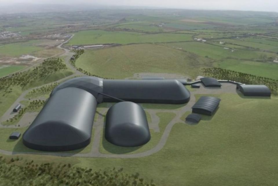 CGI showing how the new mine could look  (West Cumbria Mining Company)