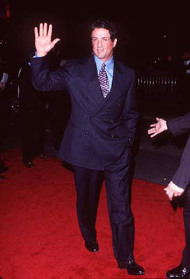 Sylvester Stallone at the premiere of Paramount's Titanic