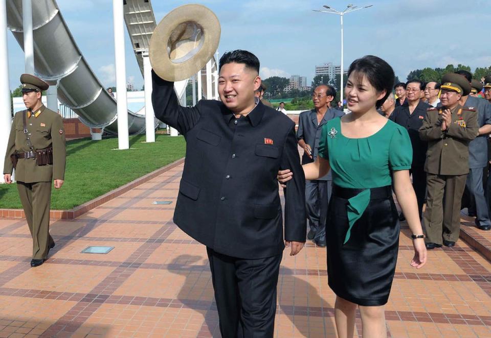 Kim Jong Un and wife Ri Sol Ju