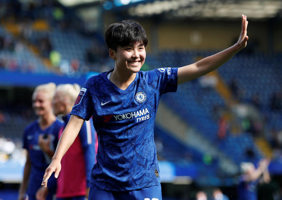 Chelsea's Ji So-Yun starred for Chelsea in their 3-1 victory away at West Ham Action Images via Reuters/Paul Childs