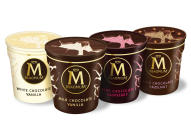 <p>Magnum's new line of ice cream pints—which are all sealed with a thick layer of their signature chocolate on top—are a great addition to any Galentine's Day celebration. They come in white chocolate vanilla, milk chocolate vanilla, dark chocolate rasberry and milk chocolate hazelnut so each friend can get their own or you can share the love with everyone. <strong><em>$5.49; available in stores nationwide</em></strong></p>