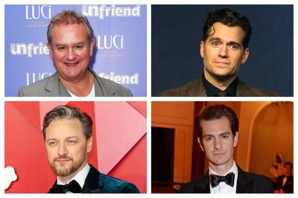 Cameroons? Hugh Bonneville, Henry Cavill, James McAvoy and Andrew Garfield