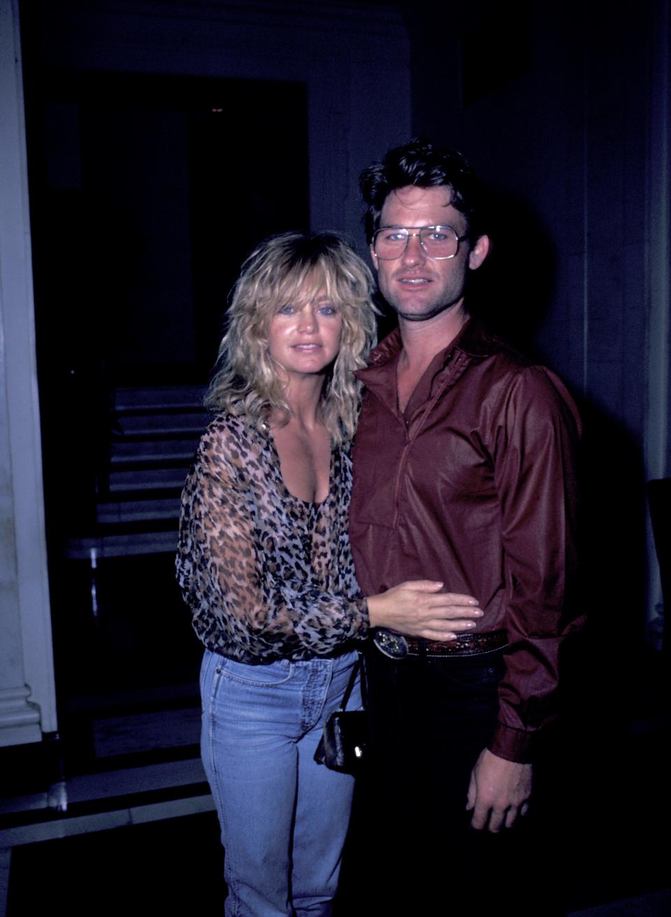 Goldie Hawn and Kurt Russell, photographed in 1983.