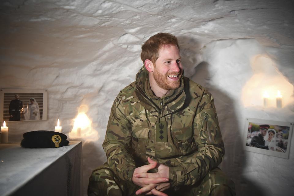 <h1 class="title">Duke of Sussex visits Exercise Clockwork</h1><cite class="credit">Press Association via AP Images</cite>