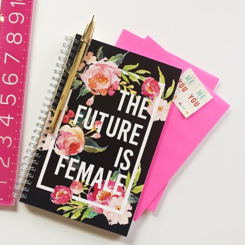 The Future is Female Spiral Notebook