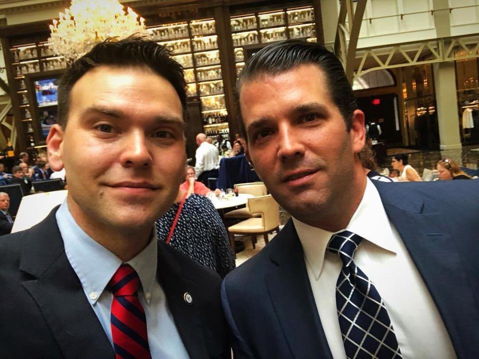 Pro-Russia disinformation specialist Jack Posobiec and Donald Trump Jr. have been in contact for years. (Photo: Jack Posobiec/Instagram)