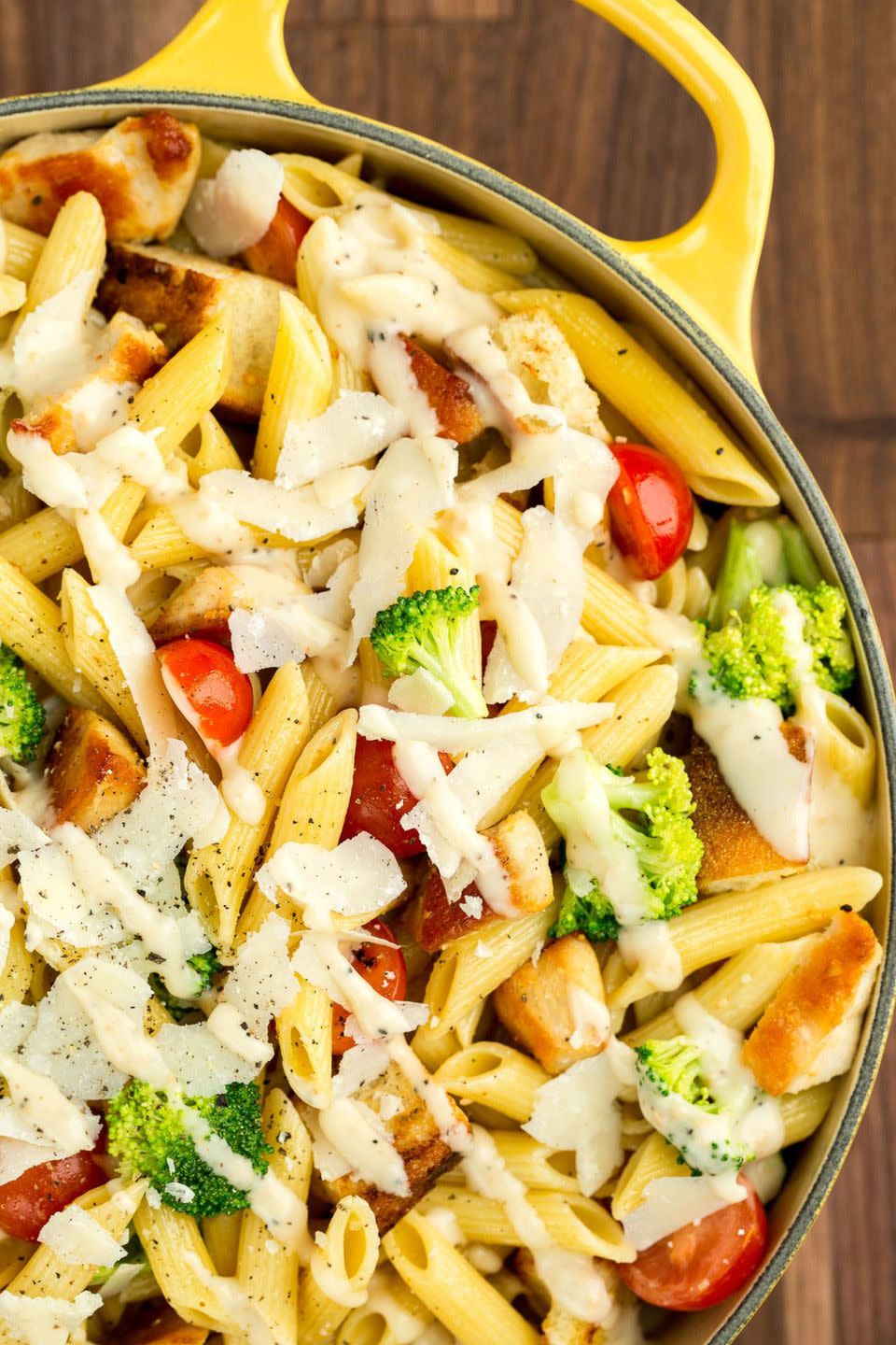 Chicken Caesar Pasta Salad