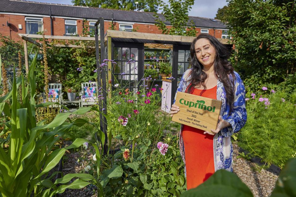 Shed of the Year 2022: This colourful potting shed is made entirely from secondhand materials