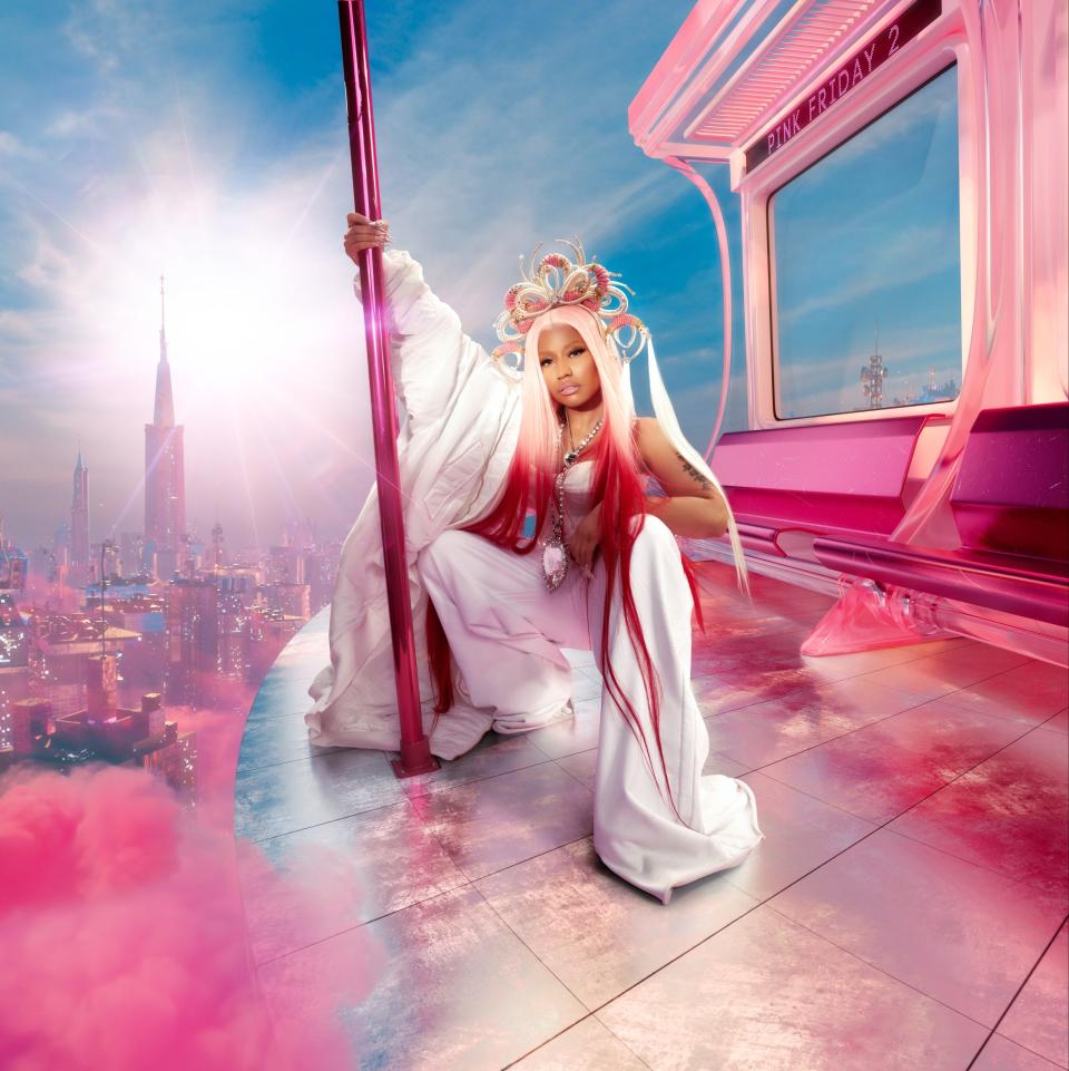 Nicki Minaj, shown here in a handout photo from MTV, will perform at J. Cole's Dreamville Festival in Raleigh in April.