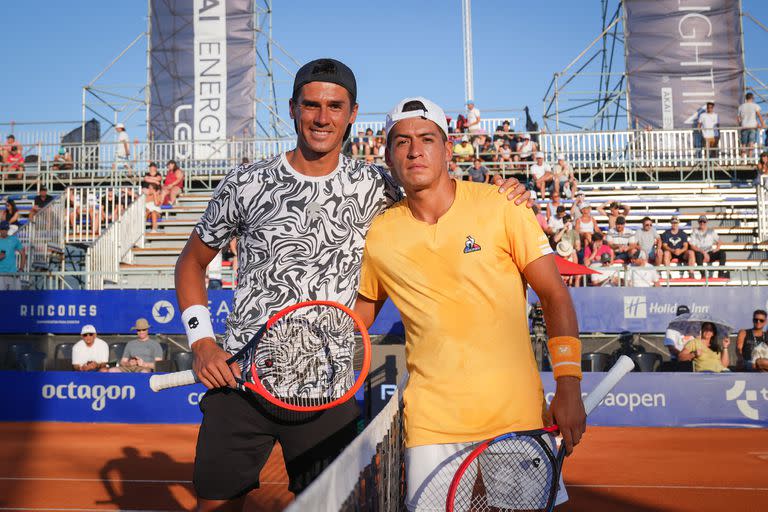 Federico Coria y Sebastián Báez, distintas generaciones pero ambos con gran presente entre los tenistas albicelestes