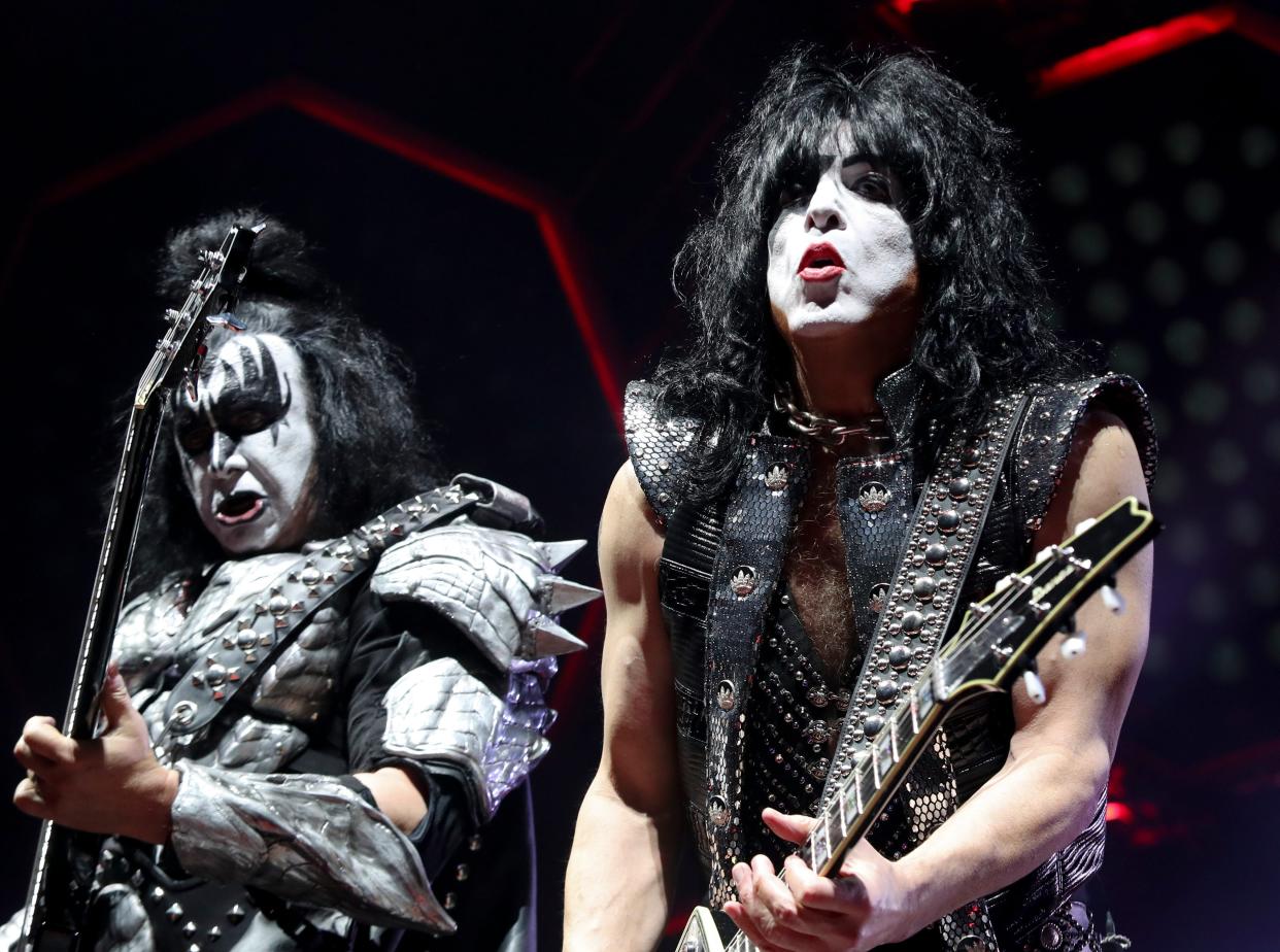 Gene Simmons and Paul Stanley of KISS are headed up north to Crandon for a Friday stop on the band's End of the Road World Tour.