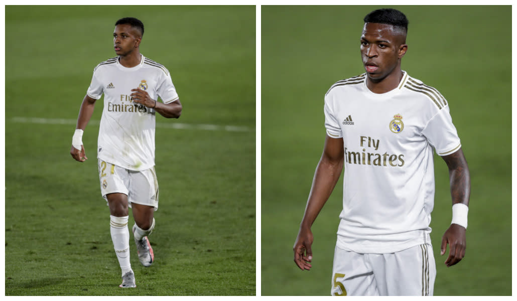 Rodrygo y Vinícius Júnior.