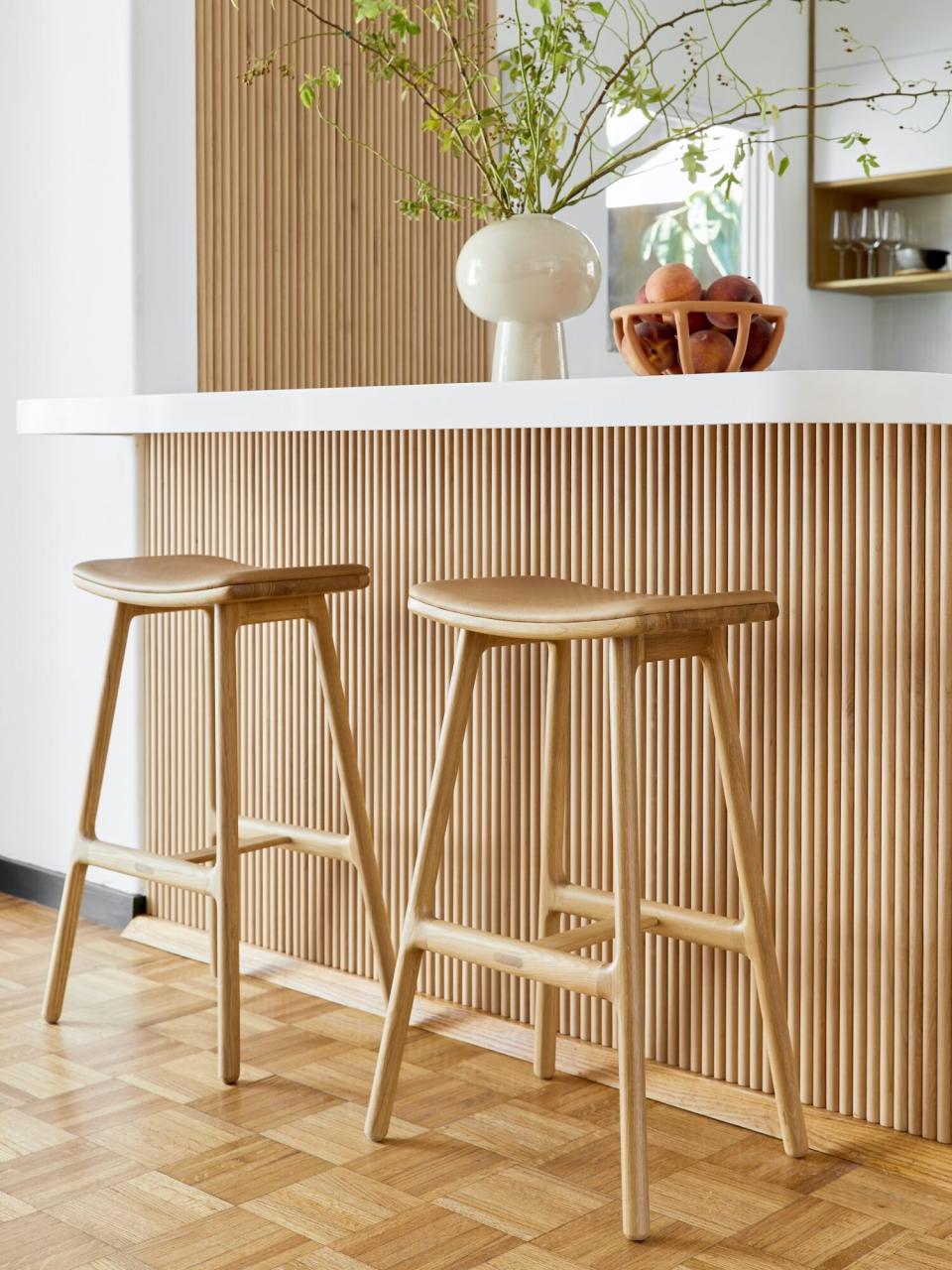 Tambour Kitchen Island