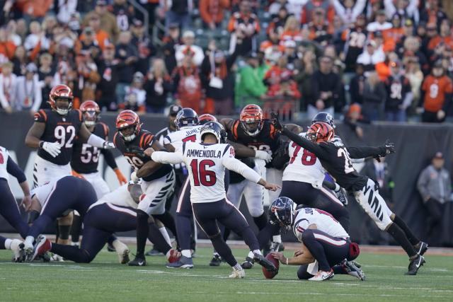 C.J. Stroud leads another game-winning drive, Texans edge Bengals 30-27 on  last-second field goal