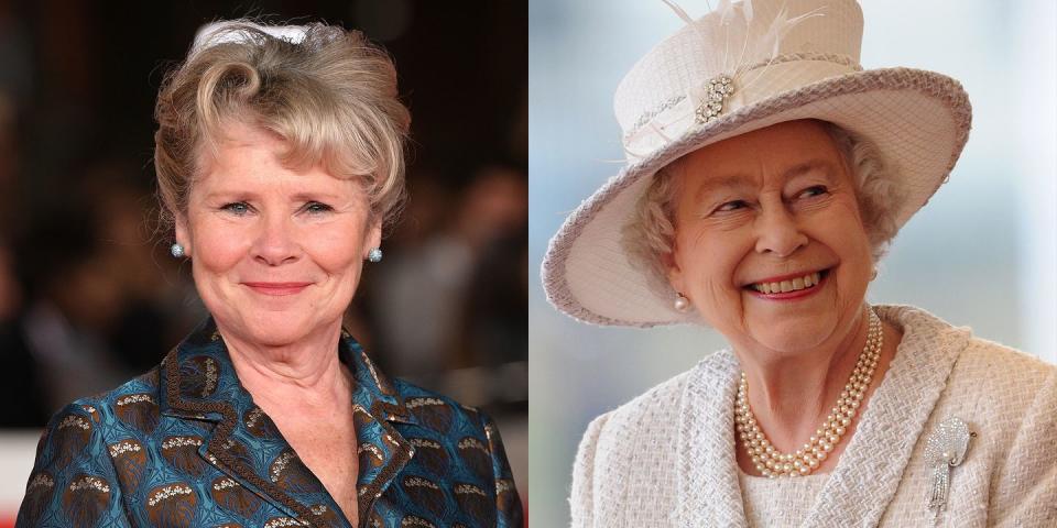 <p>When season four wraps, <em>Harry Potter </em>actress Imelda Staunton will become the next star to play the reigning monarch. When her casting was announced, <a href="https://www.oprahmag.com/entertainment/tv-movies/a30728358/the-crown-season-5-cast-release-date-photos-news/" rel="nofollow noopener" target="_blank" data-ylk="slk:Imelda said;elm:context_link;itc:0;sec:content-canvas" class="link ">Imelda said</a>, "I have loved watching <em>The Crown</em> from the very start...I am genuinely honored to be joining such an exceptional creative team and to be taking <em>The Crown</em> to its conclusion."</p>