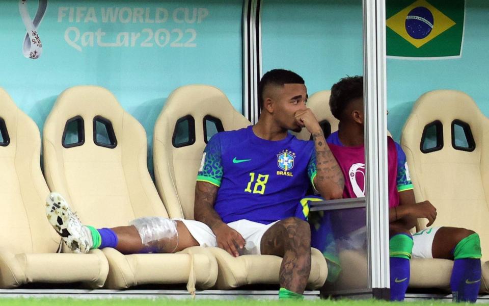 Gabriel Jesus - Gabriel Jesus undergoes knee surgery in blow to Arsenal - Abedin Taherkenareh/EPA