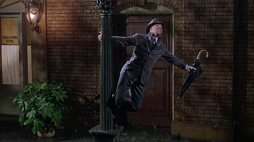 Gene Kelly Dancing in Singin in the Rain