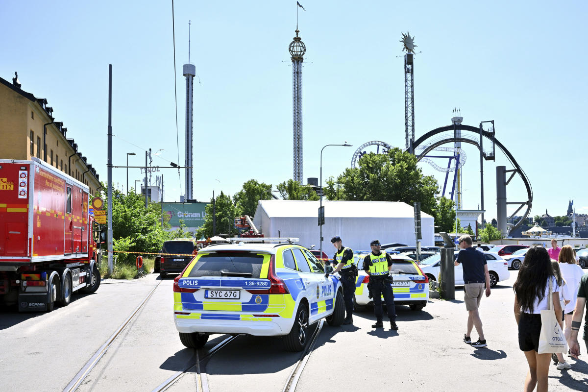 スウェーデンでジェットコースターから乗客が転落、1人が死亡、数人が負傷