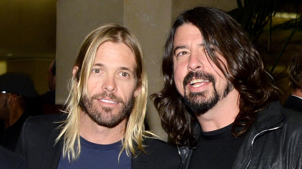 Dave Grohl and Taylor Hawkins