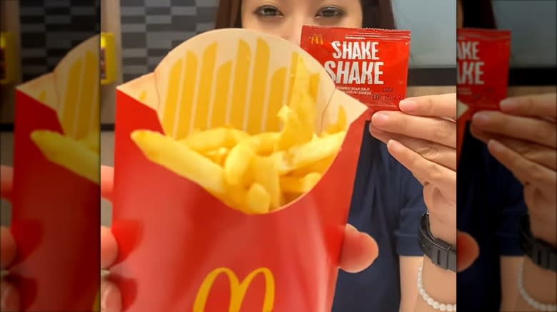 shake shake gurih spices fries